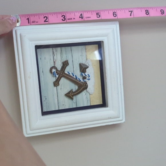 Set of 2 Nautical Decor Shadow Box Anchor Life Saver - Picture 7 of 10